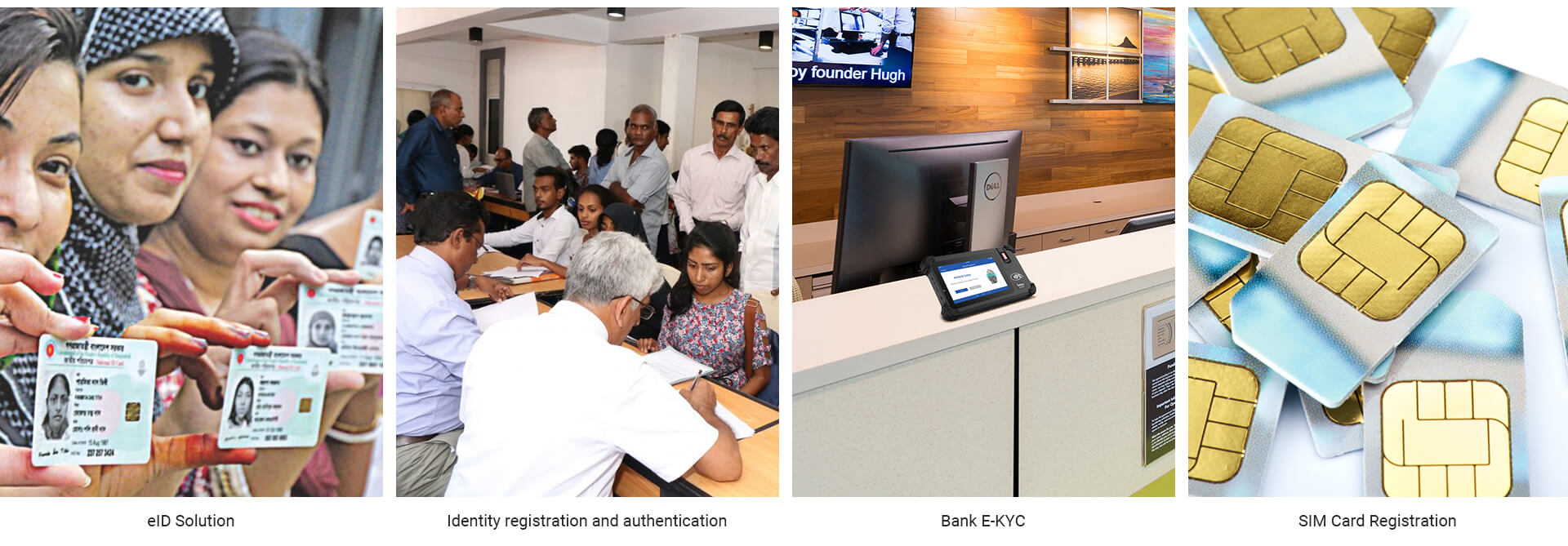 E-id Bank-KYC biometric tablet with fingerprinter